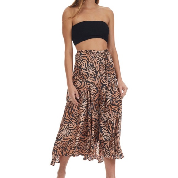 Tori Praver Tiger Skirt Set NWT - Picture 5 of 7